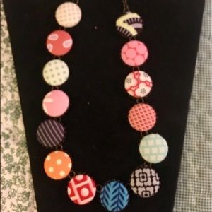 PLUNDER VINTAGE RETIRED BUTTON NECKLACE